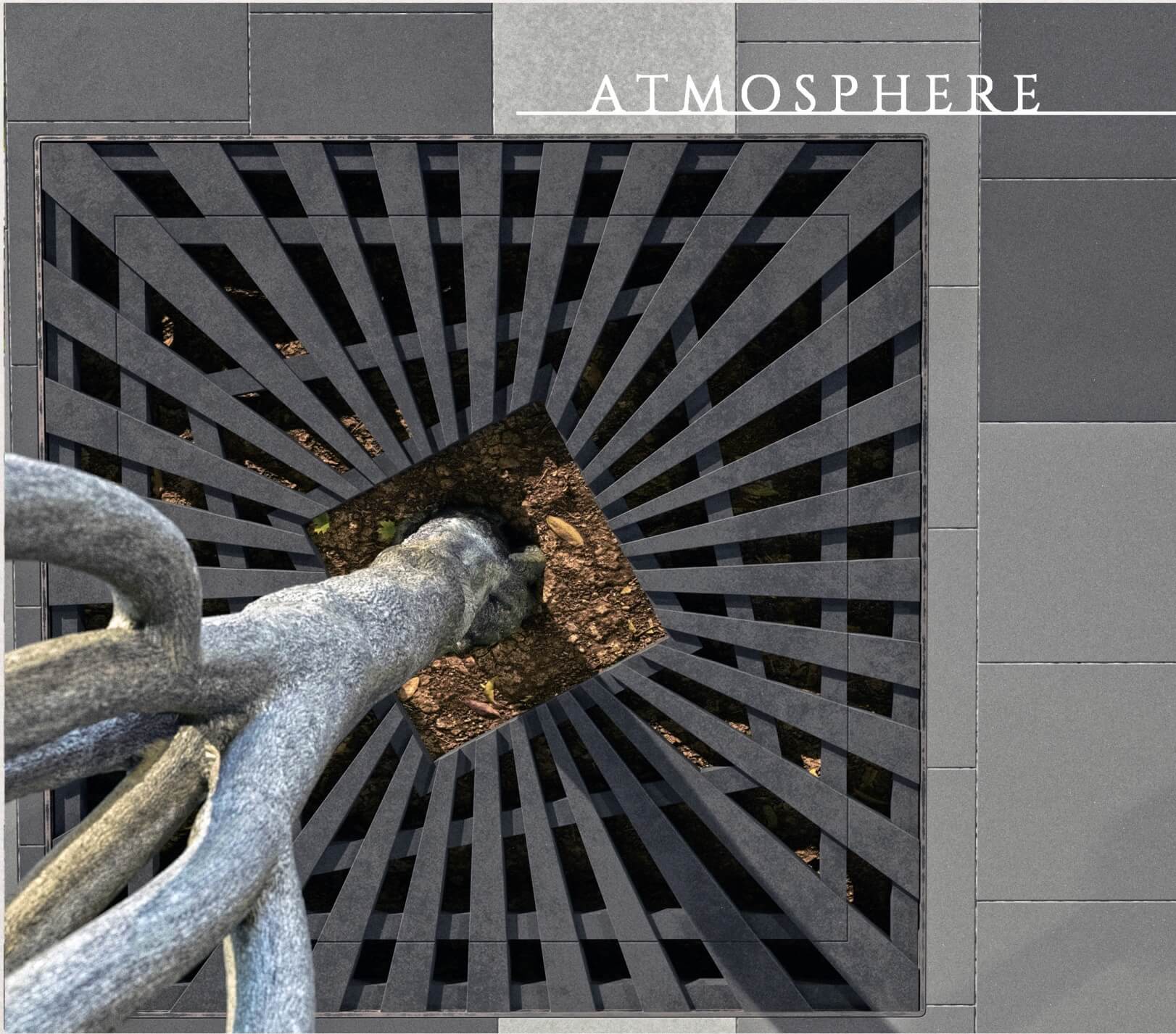 Приствольная решетка для дерева ZKING ATMOSPHERE 1.2х1.2м Черная в Нальчике фото