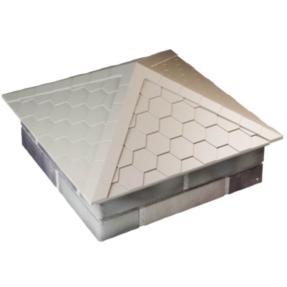 Колпак Zking Эверест Бежевый на столб 2х2 кирпича (535х535мм) Нальчик фото