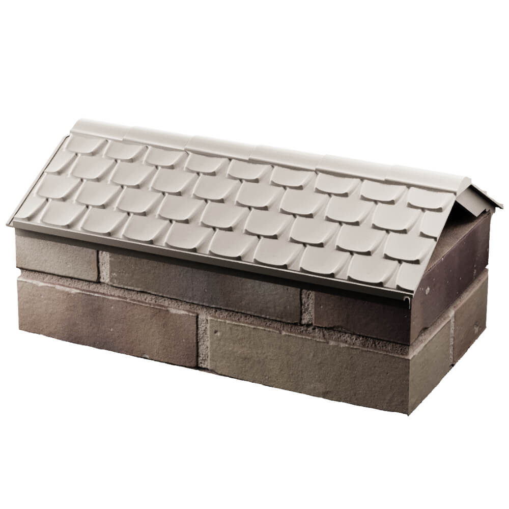 Парапет Zking Эльбрус Бежевый с посадкой на 1 кирпич (255мм) в Нальчике фото