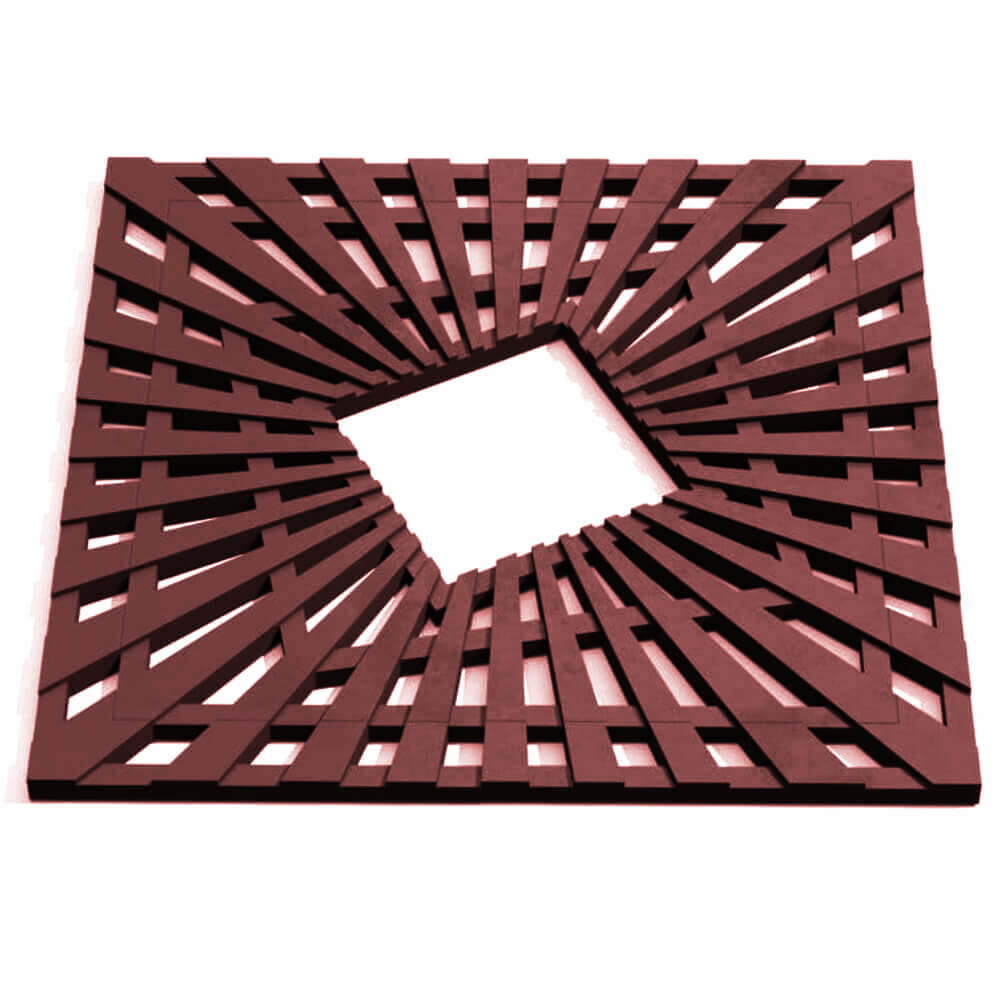 Приствольная решетка для дерева ZKING ATMOSPHERE 1.2х1.2м Коричневая Нальчик фото