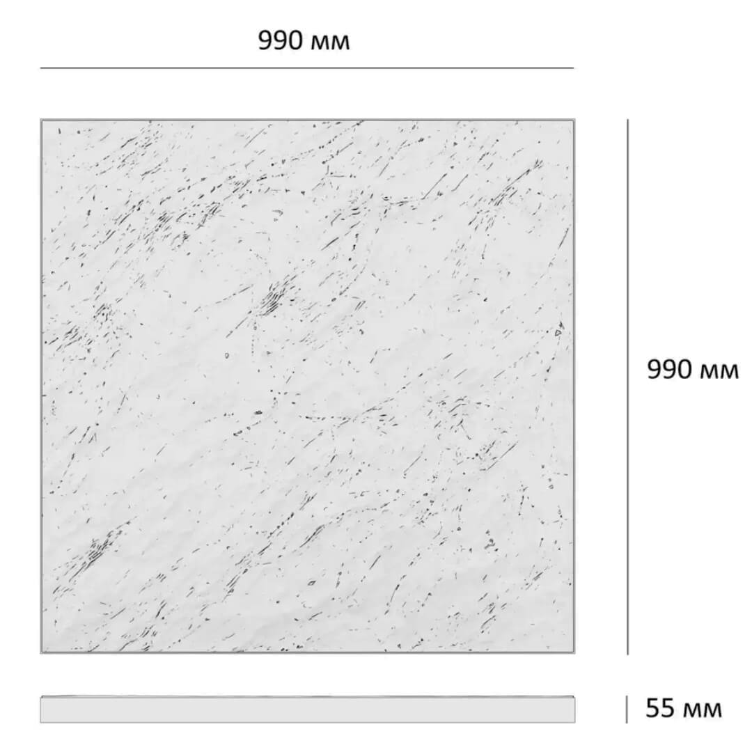 Шаговая плита STONE Светлая Галька 990х990х55мм в Нальчике фото