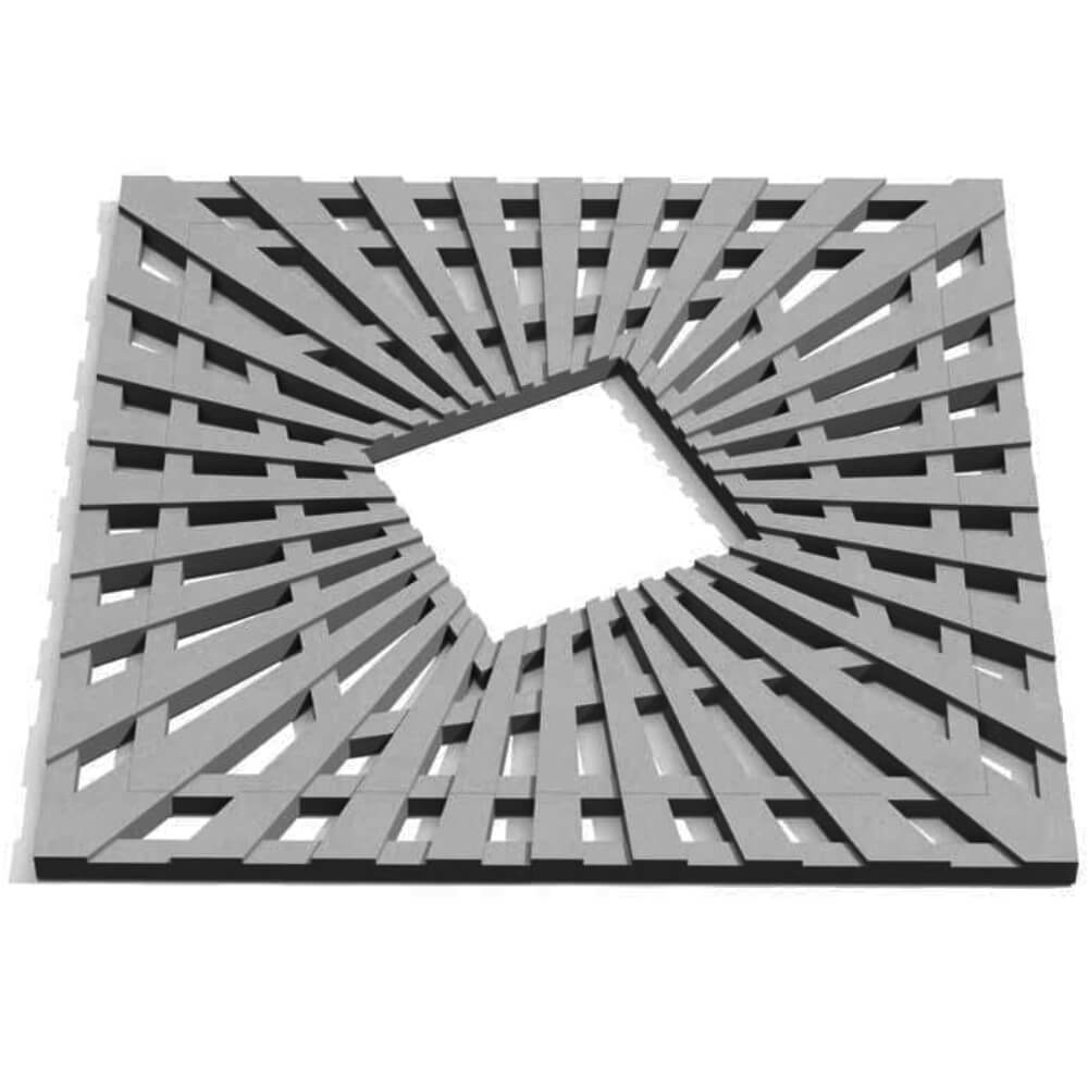 Приствольная решетка для дерева ZKING ATMOSPHERE 1.2х1.2м Серая Нальчик фото