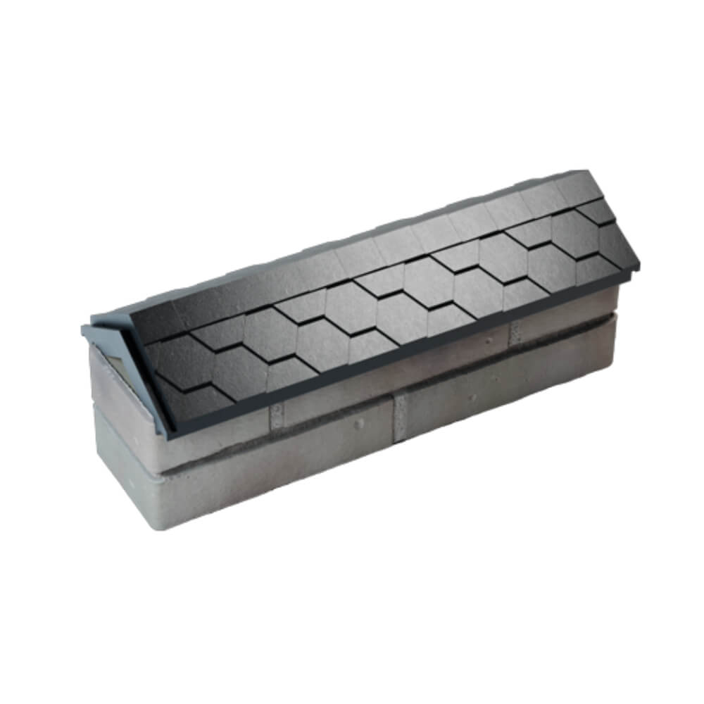 Парапет Zking Эверест Черный с посадкой на 0.5 кирпича (130мм) в Нальчике фото