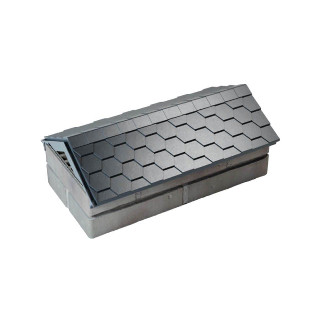 Парапет Zking Эверест Серый с посадкой на 1 кирпич (200/225/255мм) в Нальчике фото