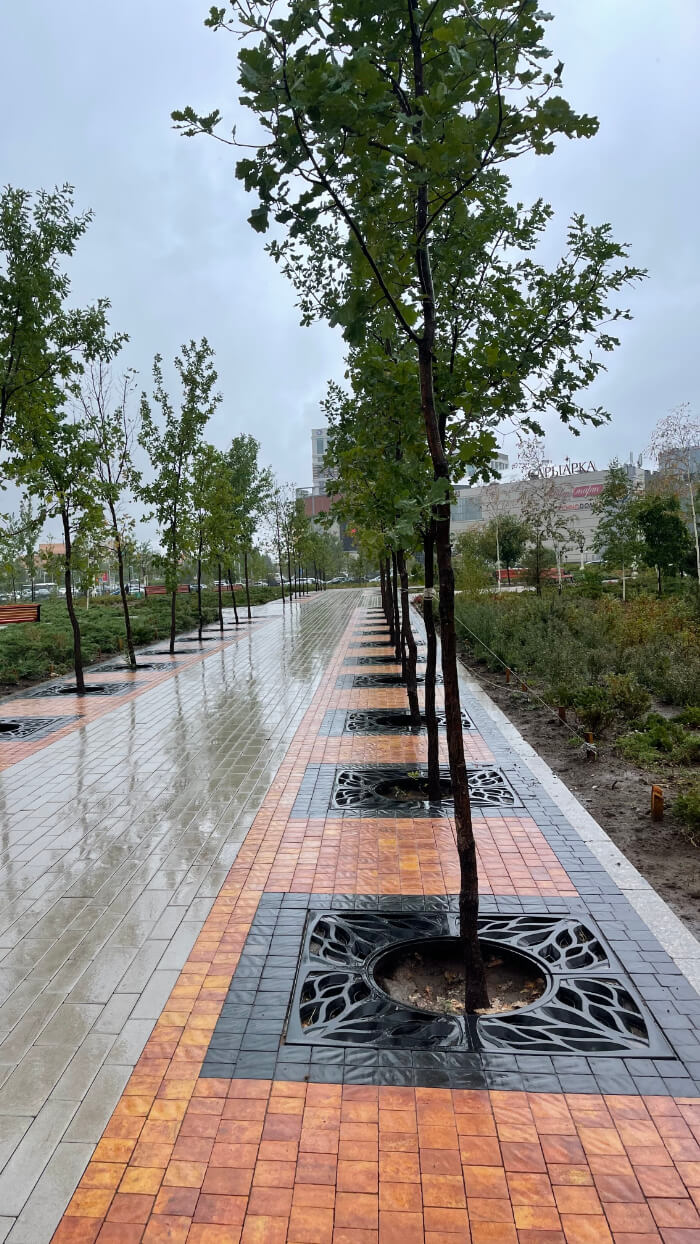 Приствольная решетка для дерева ZKING CRUST 1.2х1.2м Черная в Нальчике фото