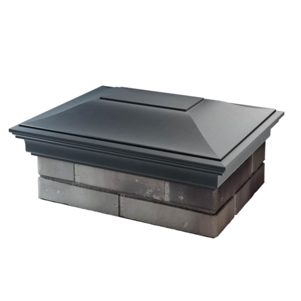 Колпак Zking Монблан Серый на столб 2х1.5 кирпича (515х385мм) в Нальчике фото