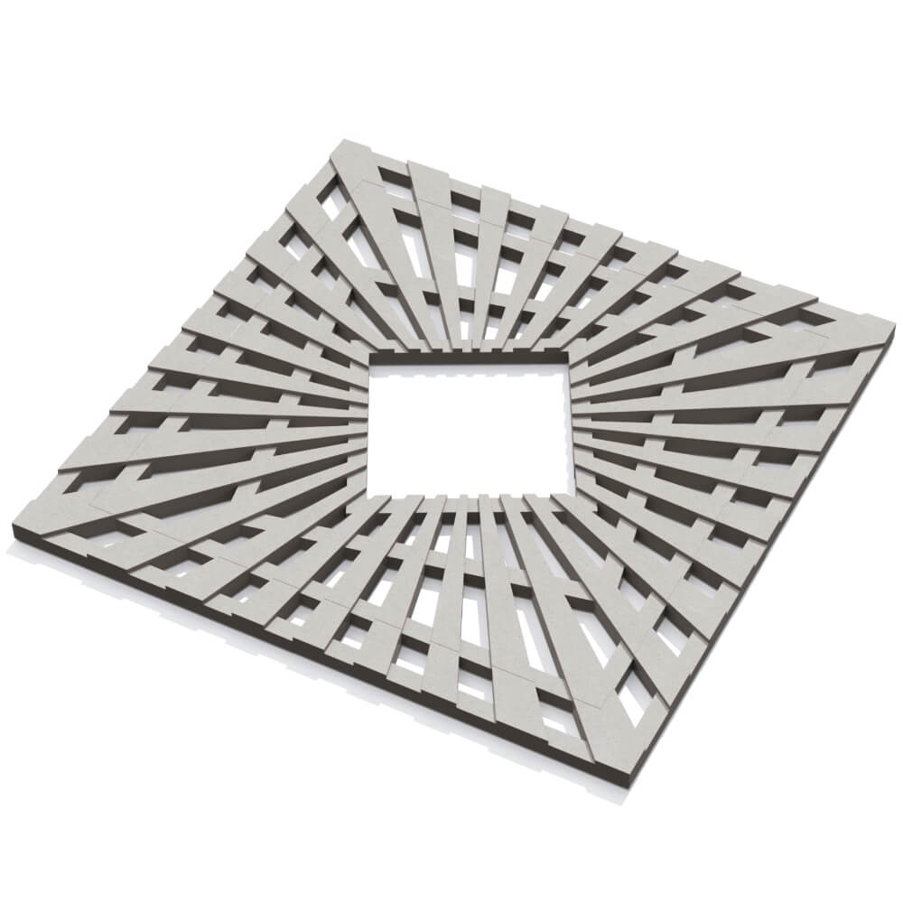 Приствольная решетка для дерева ZKING ATMOSPHERE 1.2х1.2м Бежевая в Нальчике фото