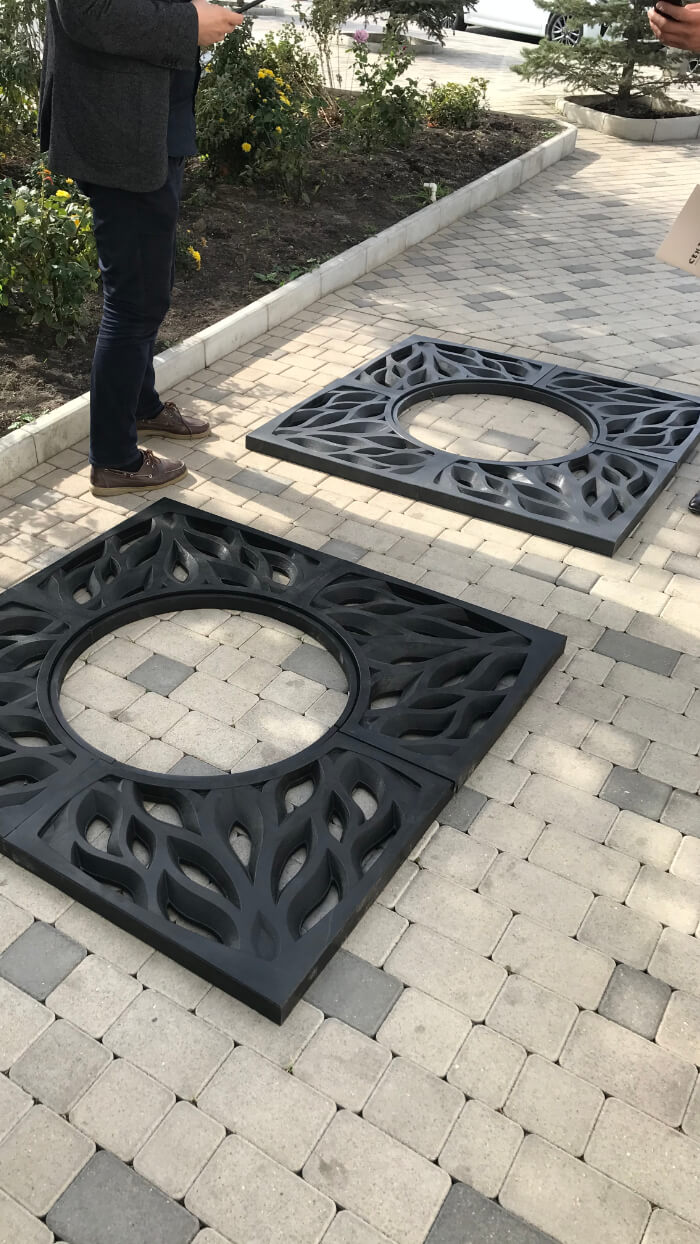 Приствольная решетка для дерева ZKING CRUST 1.2х1.2м Черная в Нальчике фото