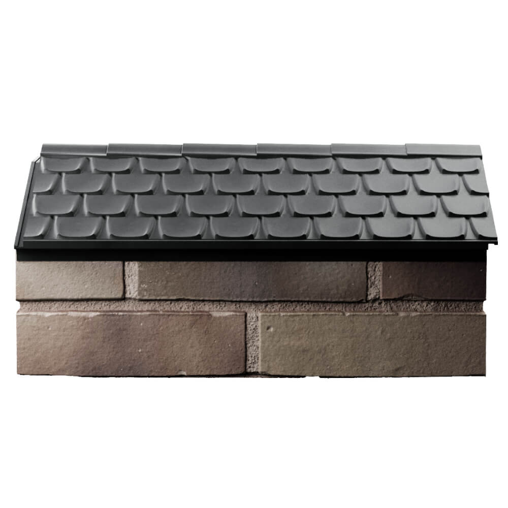 Парапет Zking Эльбрус Серый с посадкой на 1 кирпич (255мм) в Нальчике фото