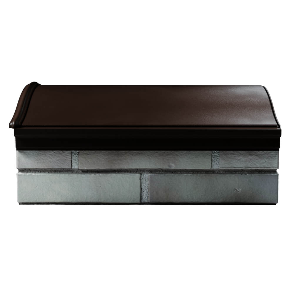 Парапет Zking Монблан Коричневый посадка на 1.5 кирпича (355/385мм) в Нальчике фото