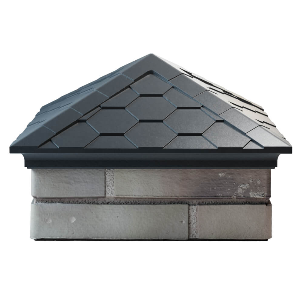 Колпак Zking Эверест Серый на столб 1.5х1.5 кирпича (390х390мм) Нальчик фото