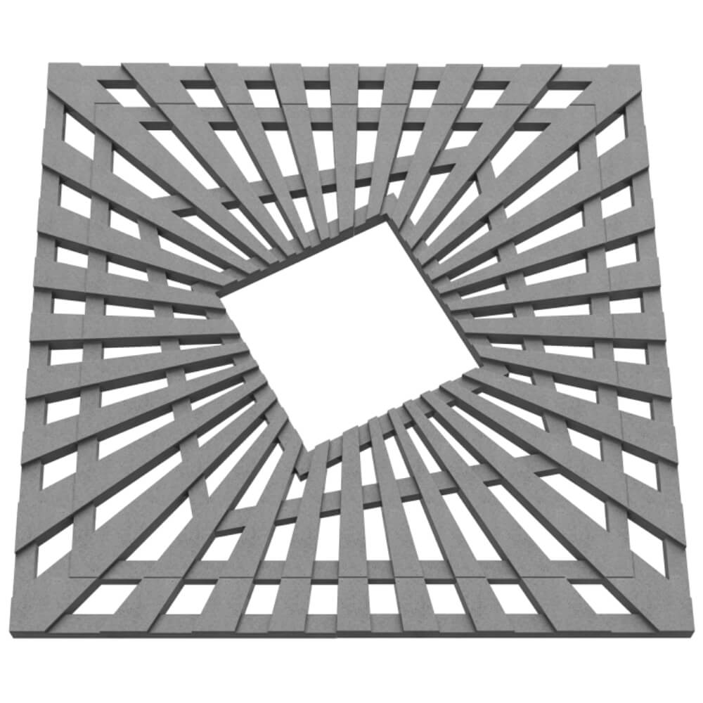 Приствольная решетка для дерева ZKING ATMOSPHERE 1.2х1.2м Серая в Нальчике фото