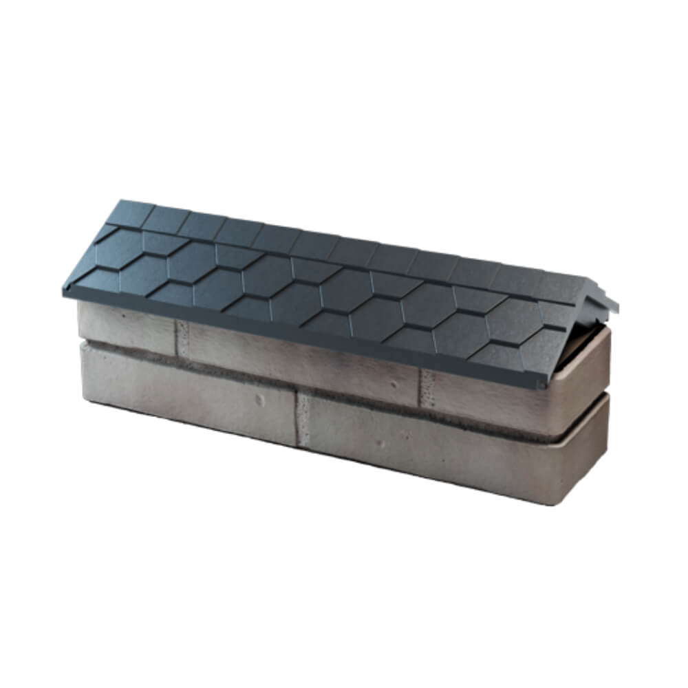 Парапет Zking Эверест Серый с посадкой на 0.5 кирпича (130мм) в Нальчике фото