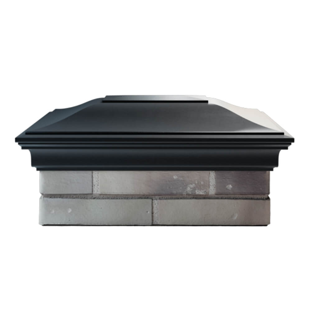 Колпак Zking Монблан Черный на столб 2х1.5 кирпича (515х385мм) в Нальчике фото