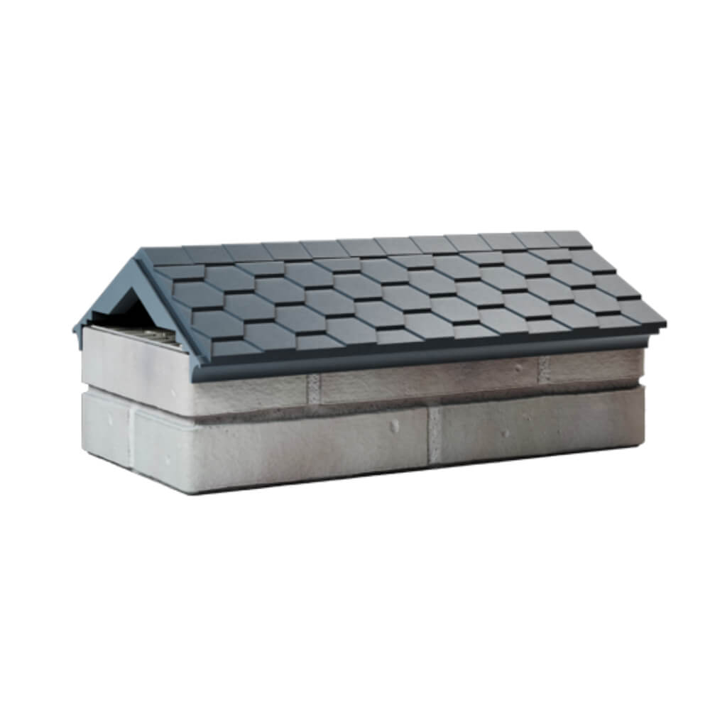 Парапет Zking Эверест Серый с посадкой на 1 кирпич (200/225/255мм) Нальчик фото