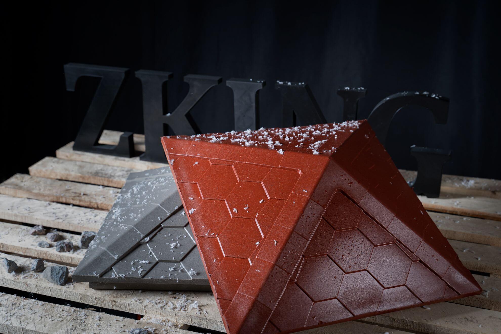 Колпак Zking Эверест Красный на столб 1.5х1.5 кирпича (390х390мм) в Нальчике фото