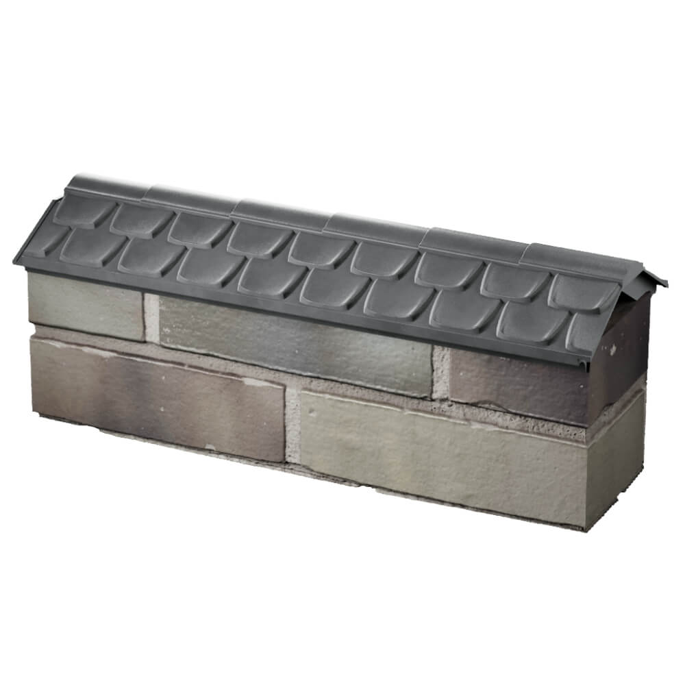 Парапет Zking Эльбрус Серый с посадкой на 0.5 кирпича (130мм) в Нальчике фото