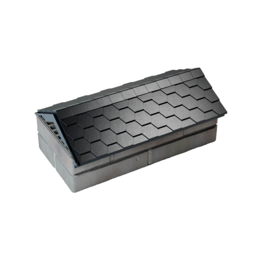 Парапет Zking Эверест Черный с посадкой на 1 кирпич (200/225/255мм) в Нальчике фото