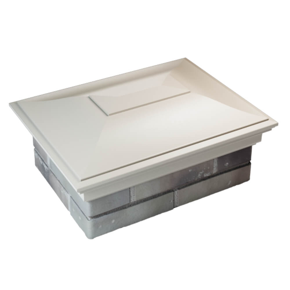 Колпак Zking Монблан Бежевый на столб 2х1.5 кирпича (515х385мм) Нальчик фото