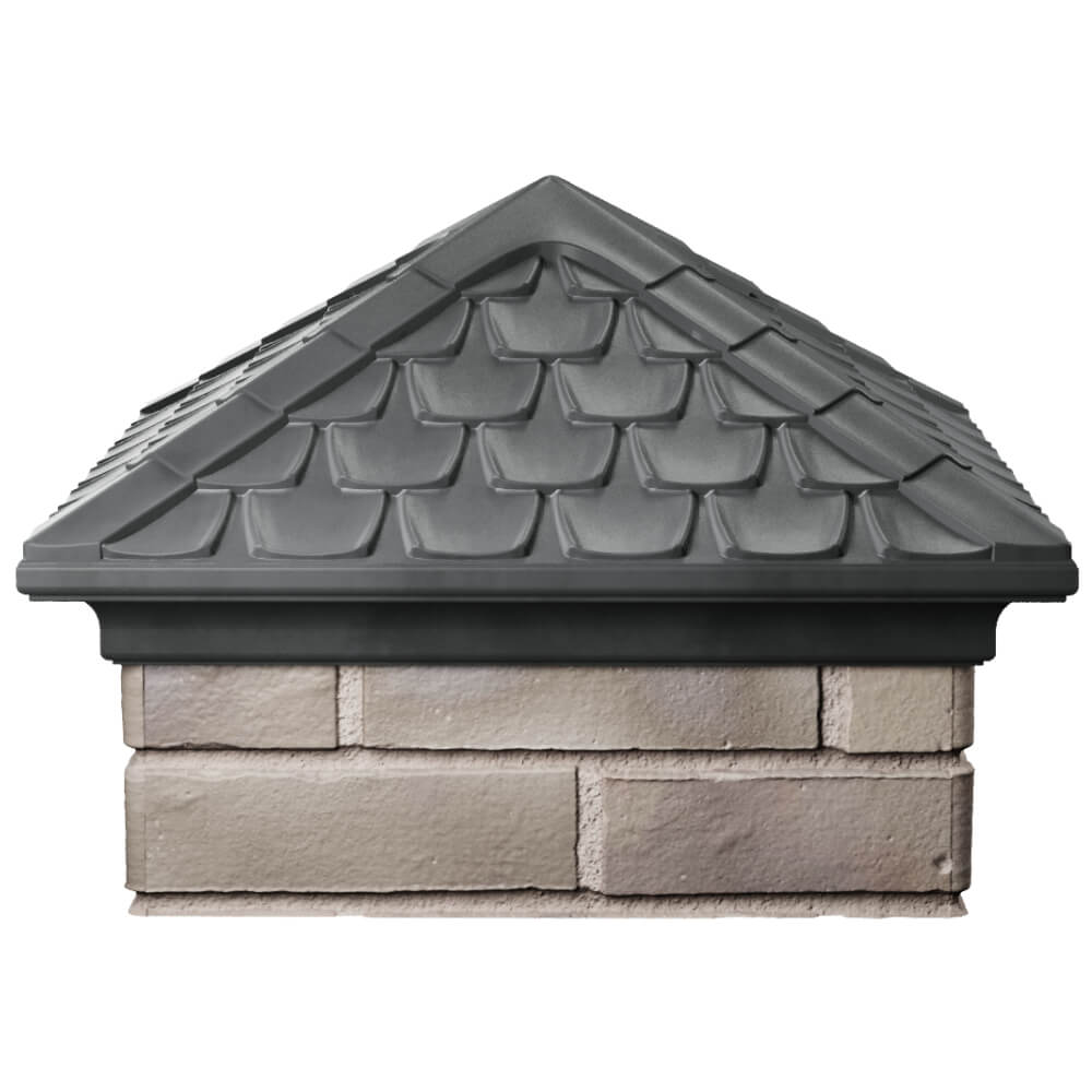 Колпак Zking Эльбрус Серый на столб 1.5х1.5 кирпича (385х385мм) Нальчик фото