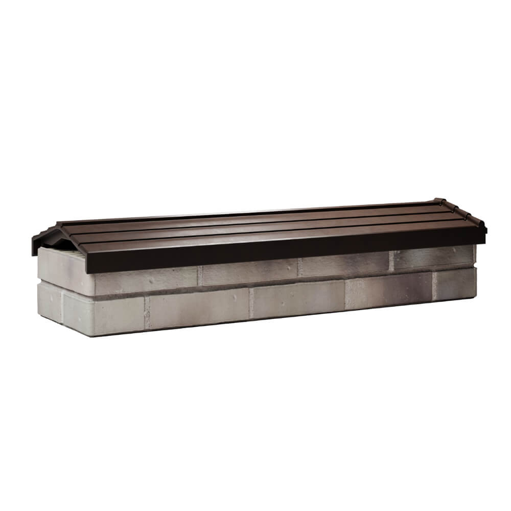 Парапет Zking Бона ХайТек Коричневый посадка на 0.5 кирпича (130мм) Нальчик фото