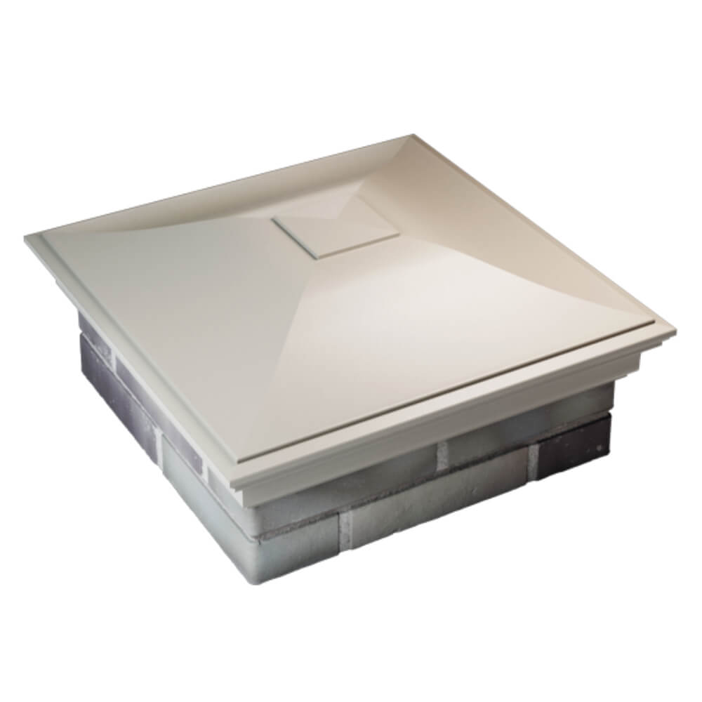 Колпак Zking Монблан Бежевый на столб 2х2 кирпича (515х515мм) Нальчик фото