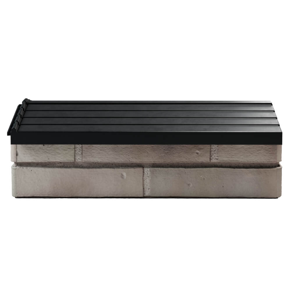 Парапет Zking Бона ХайТек Черный с посадкой на 1 кирпич (200/225/255мм) в Нальчике фото