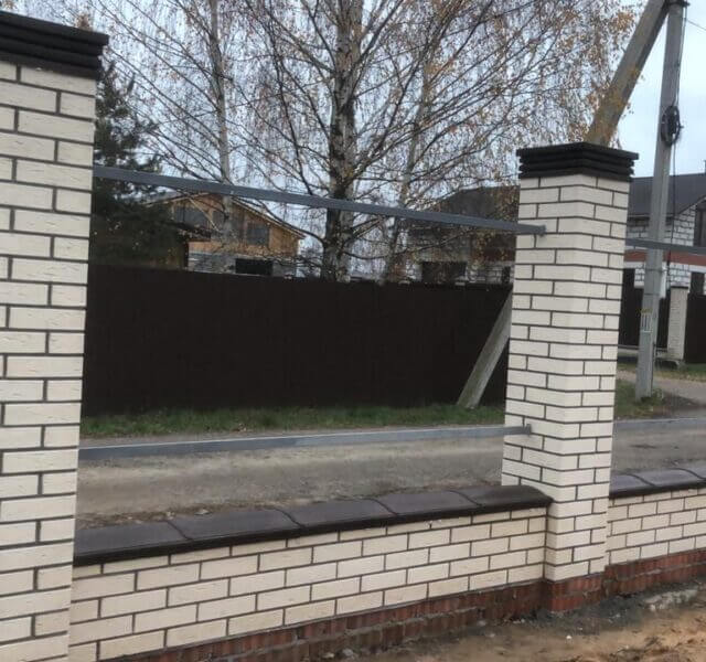 Колпак Zking Бона ХайТек Коричневый на столб 1.5х1.5 кирпича (385х385мм) в Нальчике фото