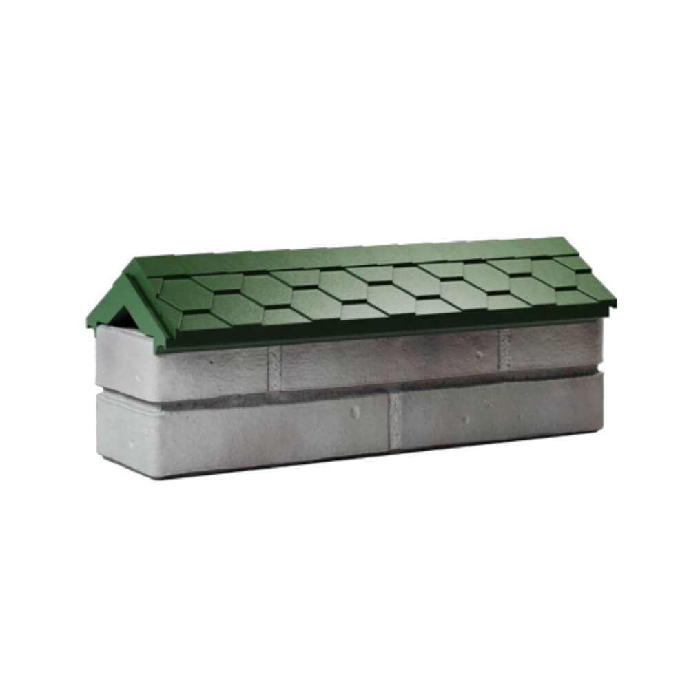 Парапет Zking Эверест Зеленый с посадкой на 0.5 кирпича (130мм) Нальчик фото