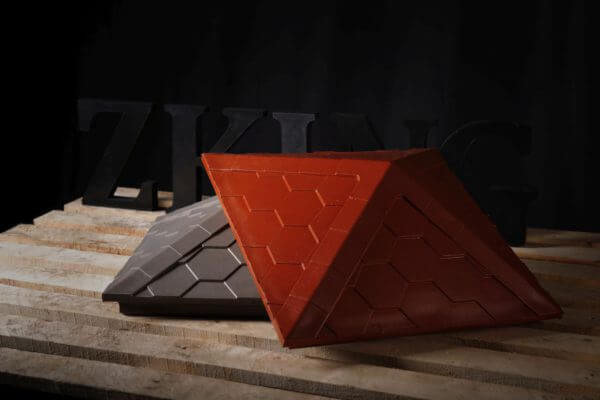 Колпак Zking Эверест Красный на столб 1.5х1.5 кирпича (390х390мм) в Нальчике фото