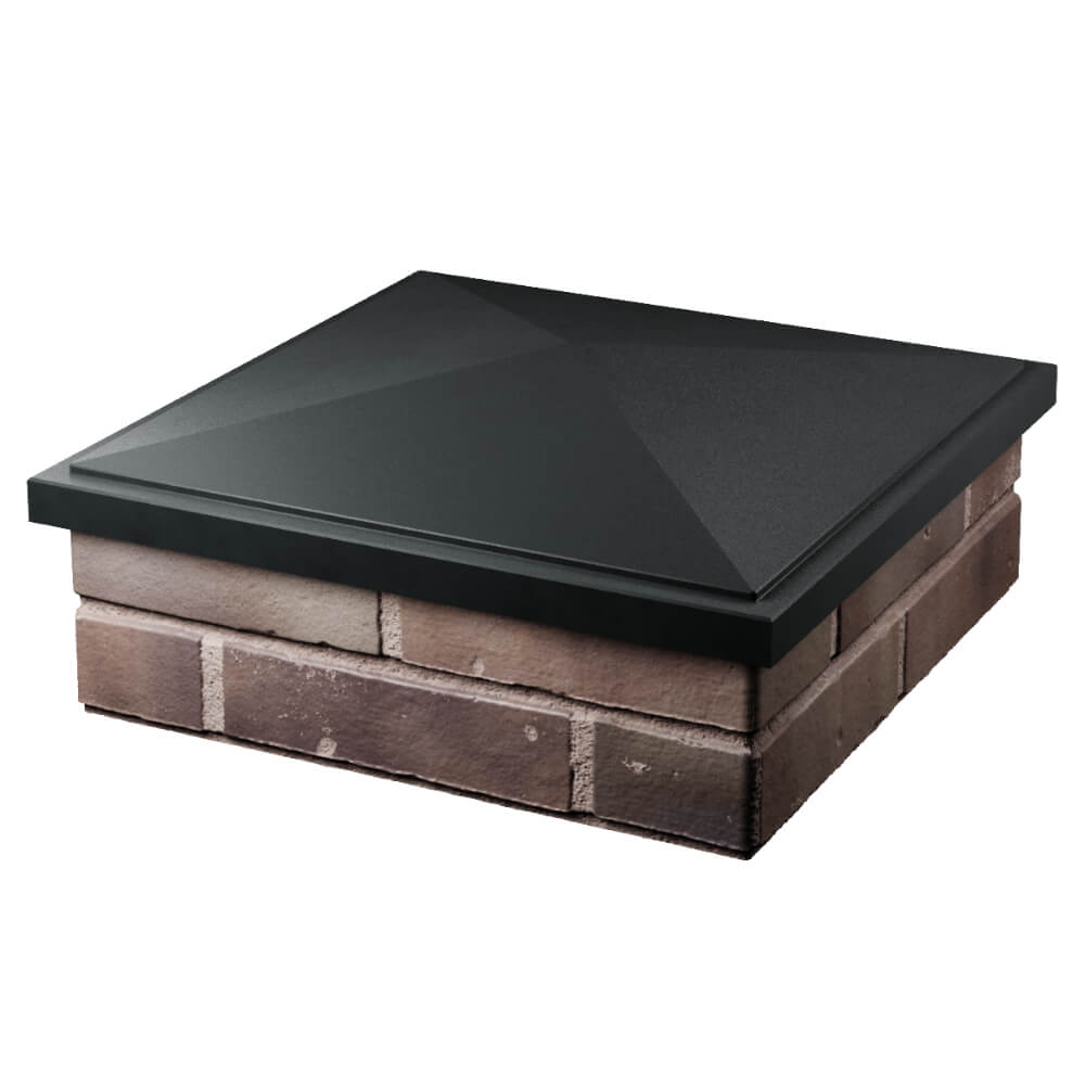 Колпак Zking БонаМоно Черный на столб 2х2 кирпича (515х515, 530х530мм) в Нальчике фото