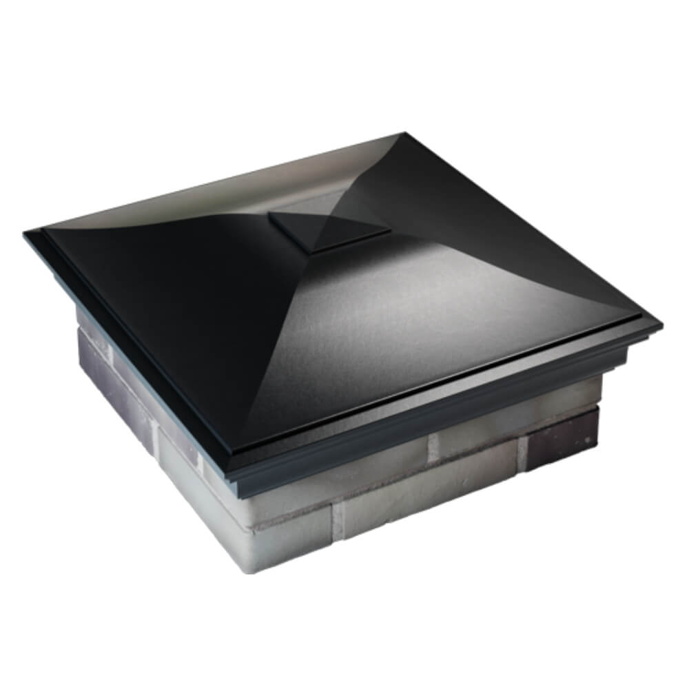 Колпак Zking Монблан Черный на столб 2х2 кирпича (515х515мм) Нальчик фото