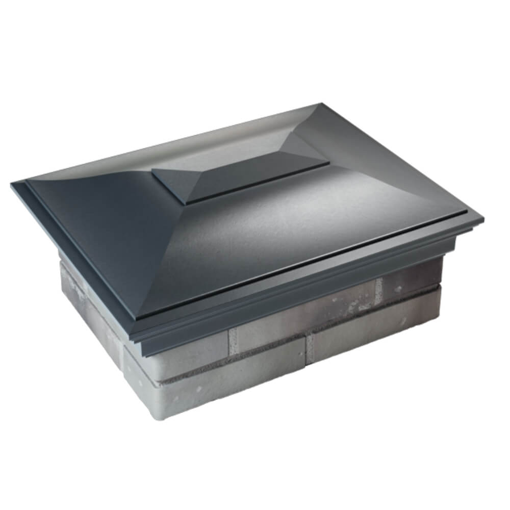 Колпак Zking Монблан Серый на столб 2х1.5 кирпича (515х385мм) Нальчик фото