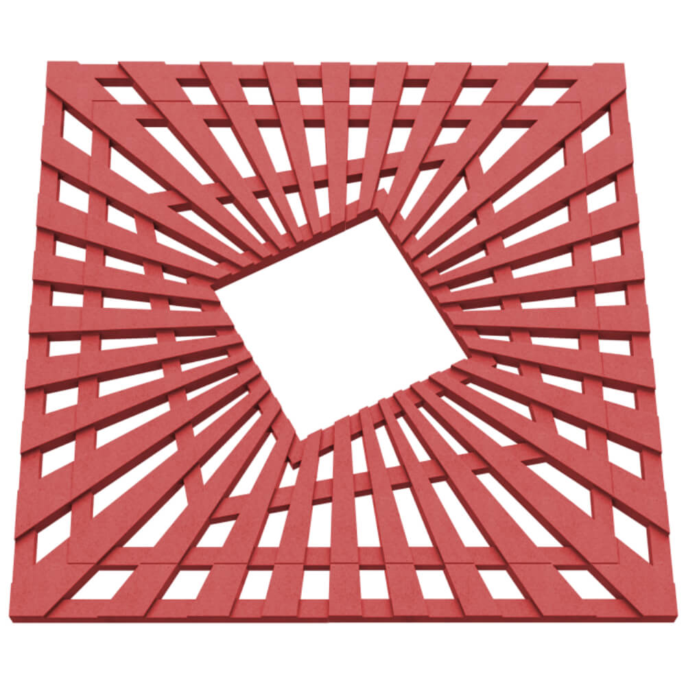 Приствольная решетка для дерева ZKING ATMOSPHERE 1.2х1.2м Красная в Нальчике фото