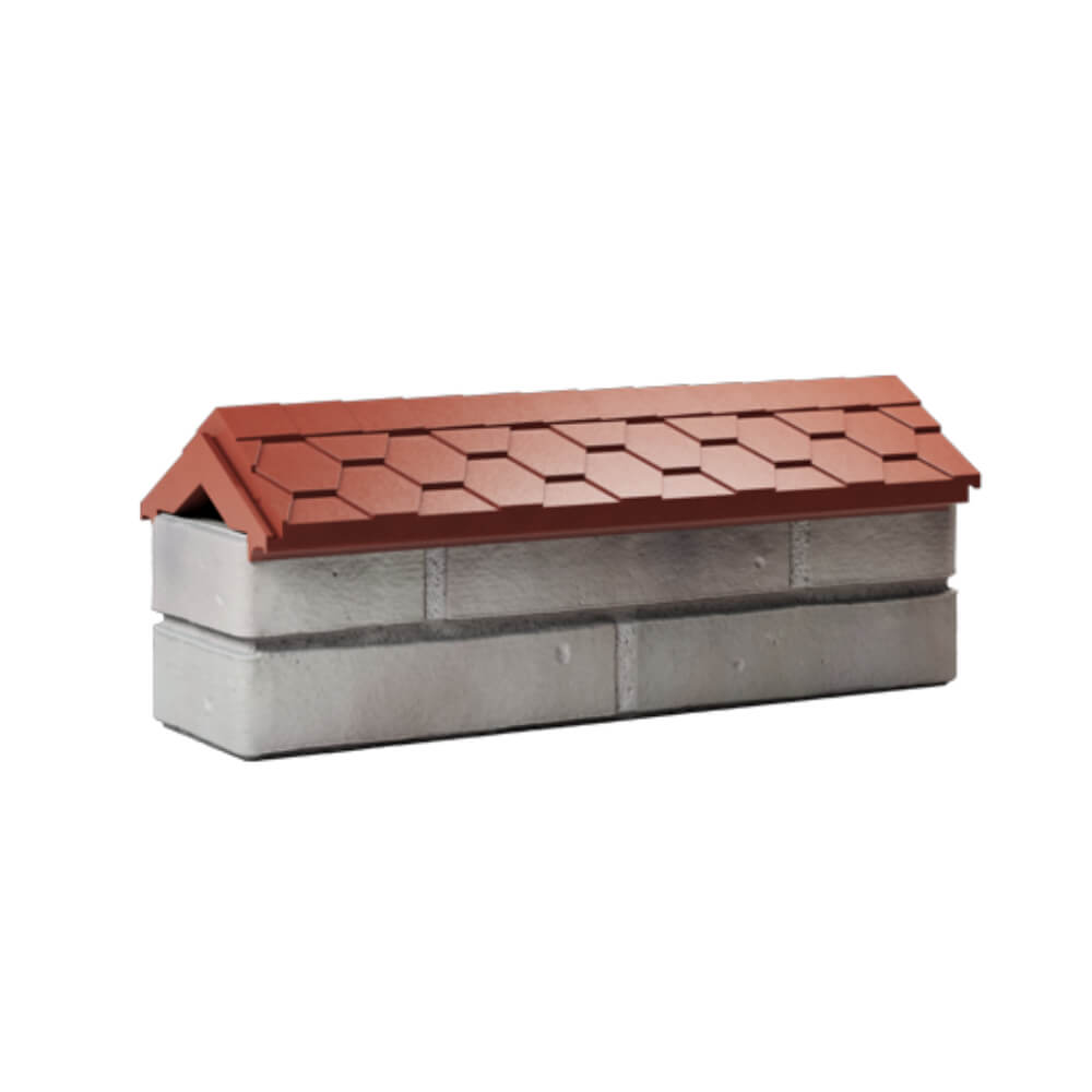 Парапет Zking Эверест Красный с посадкой на 0.5 кирпича (130мм) Нальчик фото