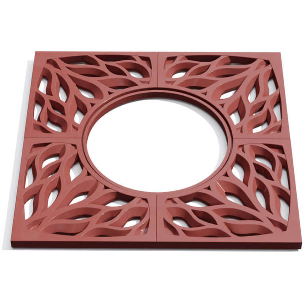 Приствольная решетка для дерева ZKING CRUST 1.2х1.2м Красная Нальчик фото