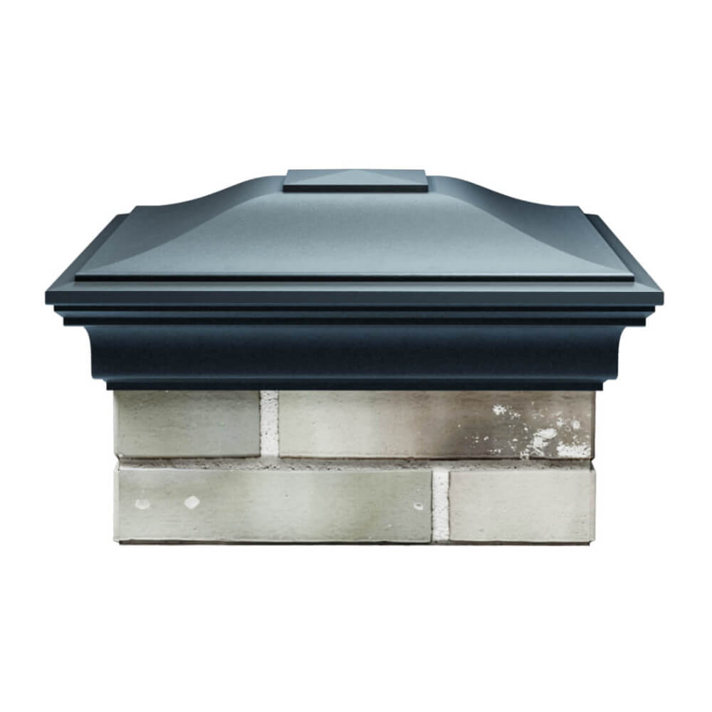 Колпак Zking Монблан Серый на столб 1.5х1.5 еврокирпича 0.7НФ (355х355мм) Нальчик фото