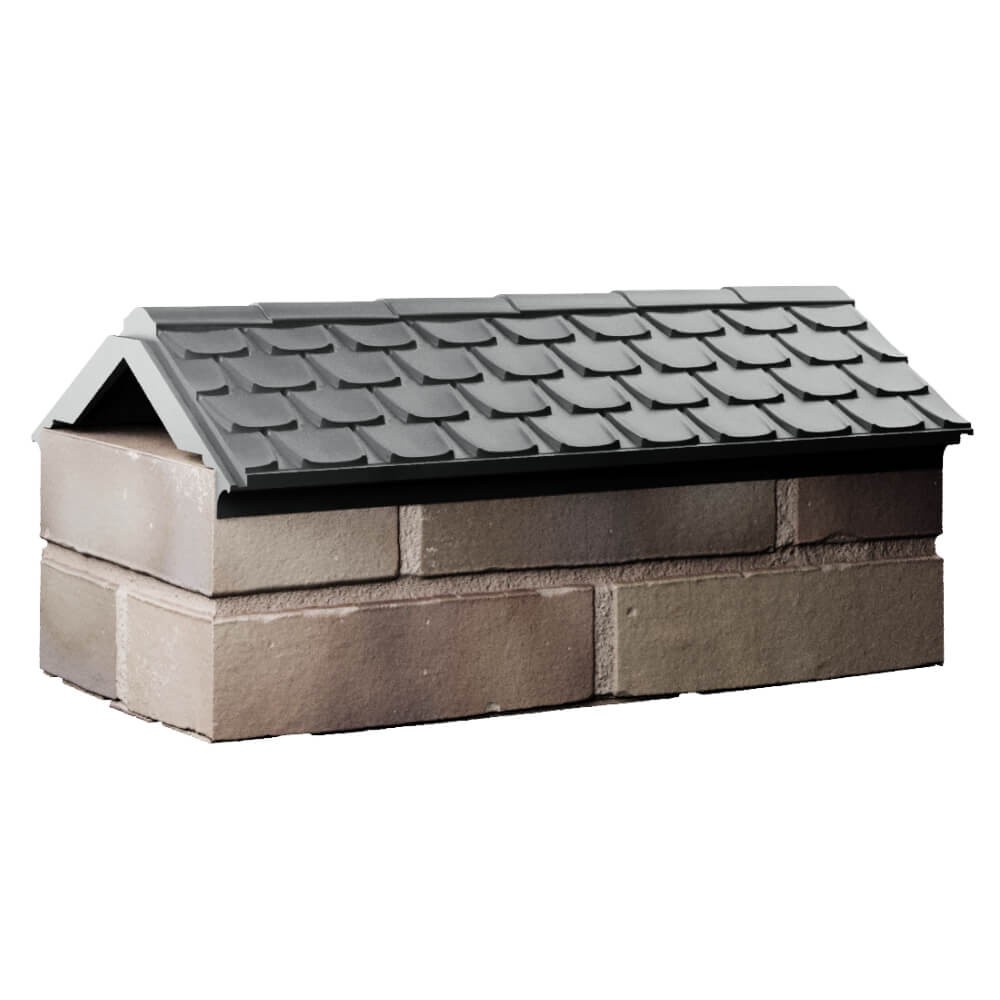 Парапет Zking Эльбрус Серый с посадкой на 1 кирпич (255мм) Нальчик фото