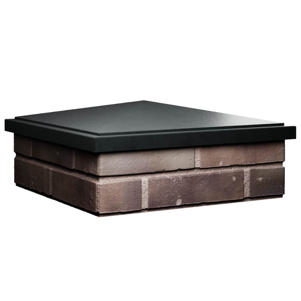 Колпак Zking БонаМоно Черный на столб 2х2 кирпича (515х515, 530х530мм) в Нальчике фото