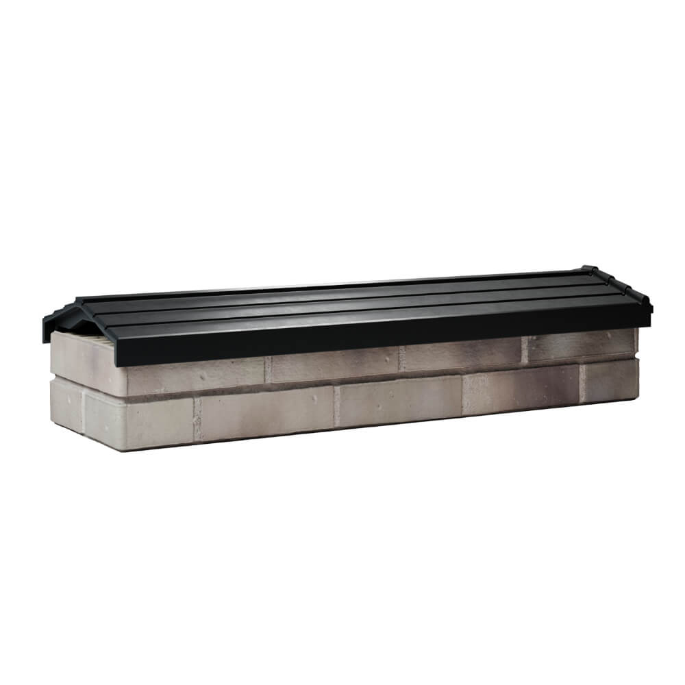 Парапет Zking Бона ХайТек Черный посадка на 0.5 кирпича (130мм) Нальчик фото