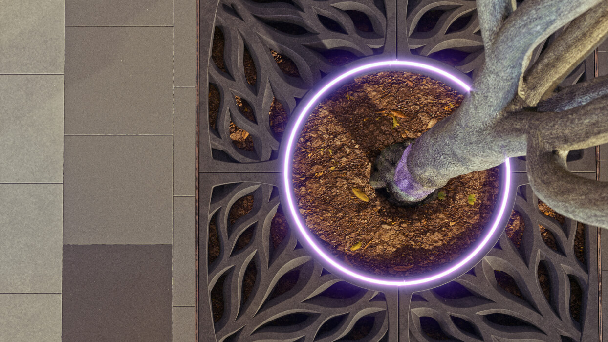 Приствольная решетка для дерева ZKING CRUST 1.2х1.2м Черная в Нальчике фото