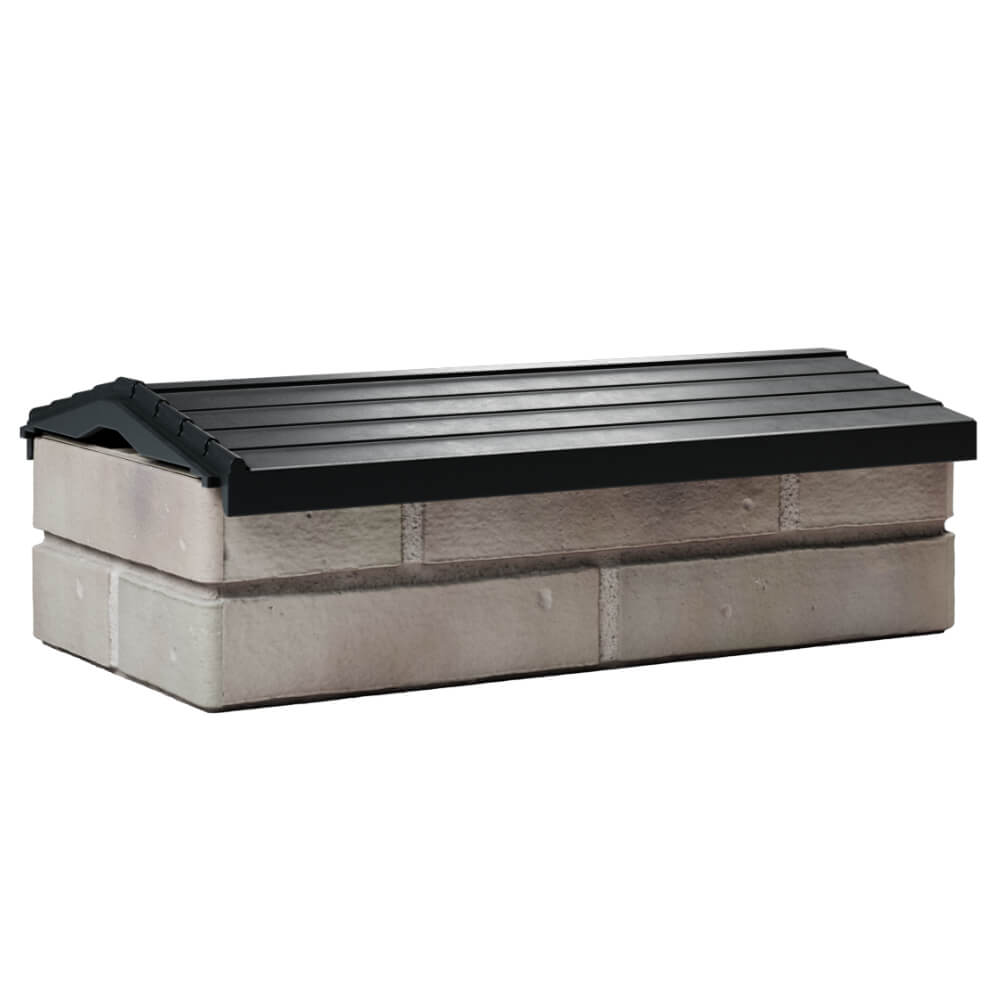 Парапет Zking Бона ХайТек Черный с посадкой на 1 кирпич (200/225/255мм) Нальчик фото