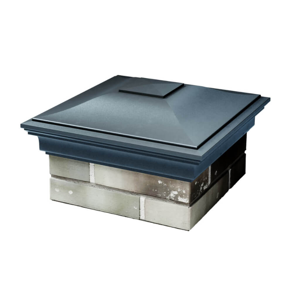 Колпак Zking Монблан Серый на столб 1.5х1.5 еврокирпича 0.7НФ (355х355мм) в Нальчике фото