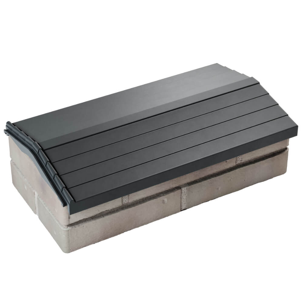 Парапет Zking Бона ХайТек Серый с посадкой на 1 кирпич (200/225/255мм) в Нальчике фото