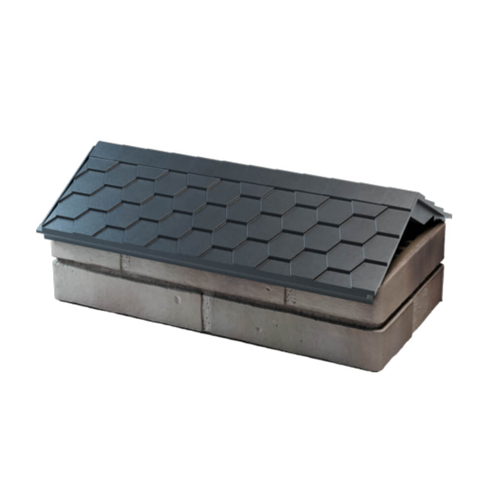 Парапет Zking Эверест Серый с посадкой на 1 кирпич (200/225/255мм) в Нальчике фото