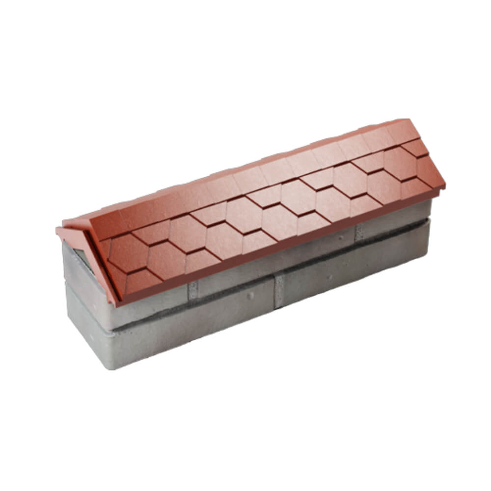 Парапет Zking Эверест Красный с посадкой на 0.5 кирпича (130мм) в Нальчике фото