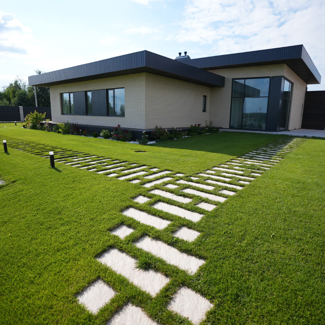 Шаговая плита STONE Светлая Галька 990х330х55мм в Нальчике фото