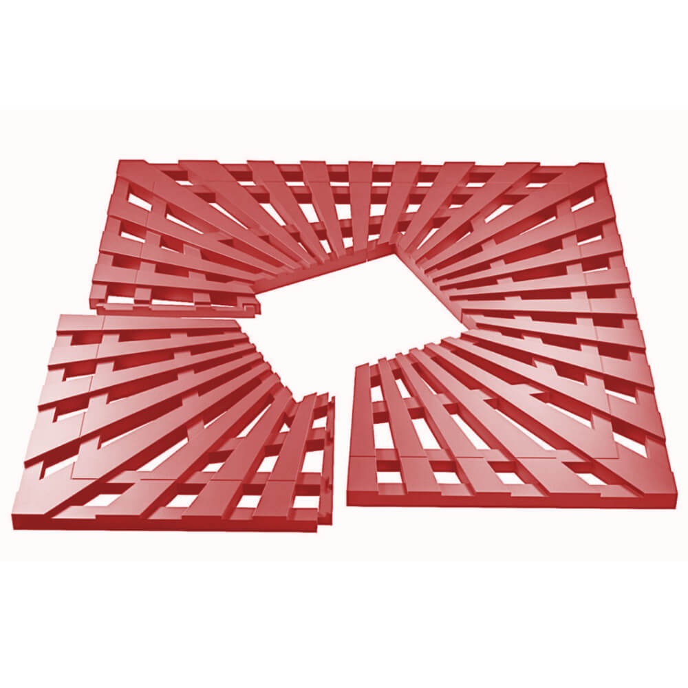 Приствольная решетка для дерева ZKING ATMOSPHERE 1.2х1.2м Красная в Нальчике фото