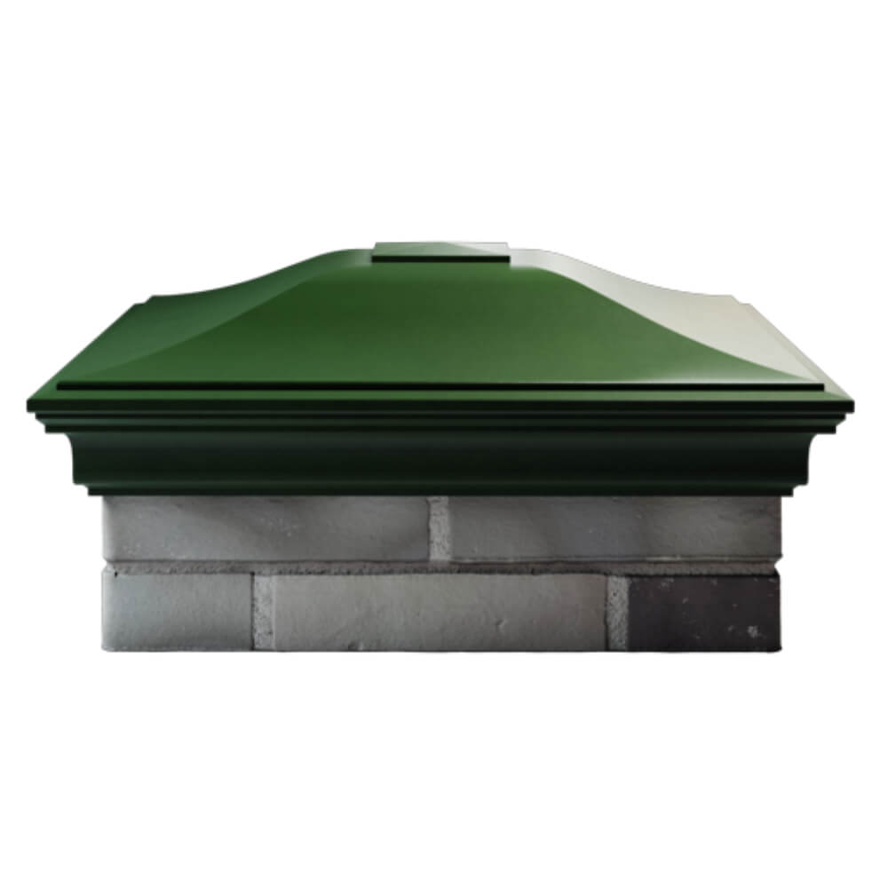 Колпак Zking Монблан Зеленый на столб 2х2 кирпича (515х515мм) в Нальчике фото