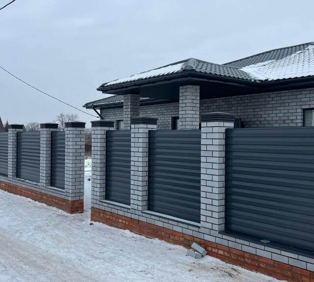 Колпак Zking Бона ХайТек Серый на столб 1.5х1.5 кирпича (385х385мм) в Нальчике фото